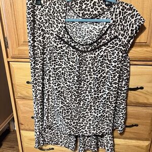 Gilligan & O'Malley Animal Print Pajama Set